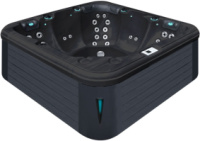 СПА-басейн Passion Spas Relax (204х204х85 см), Чорна перлина