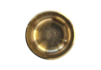 Тибетська співаюча чаша з рельєфним штампуванням Аштамангала 12 см