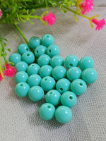 Акриловые бусины / 10 мм / ментол