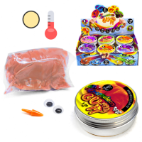 Жвачка для рук «Chameleon Gum» GUM-01 в металлической коробочке Коралово-жёлтый