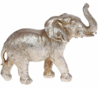 Статуэтка декоративная «Слон» 18х14.5см, цвет стальной