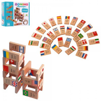 Деревянная игрушка Домино ББ MD-2895 28 деталей
