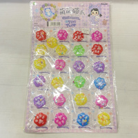 Антістрес Сквіш Лапка Лист 24 шт