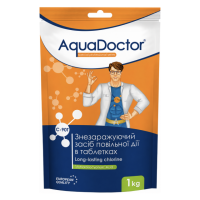 AquaDoctor C90T-1 повільний хлор для басейну 200 г × 5 таблеток (1 кг)
