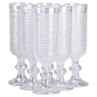 Набор бокалов для шампанского 6 штук 160 мл HP-19-91