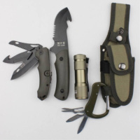 Набор ножей с аксессуарами и фонариком MFH-Fox Германия ВСУ (ЗСУ) 45451В 8145
