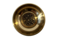 Тибетська співаюча чаша з рельєфним штампуванням 4 Будди 12 см