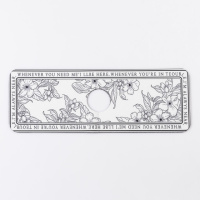 Влаговпитывающий коврик для раковины под кран из полиэстера 37,5*13 см HP-42-11W