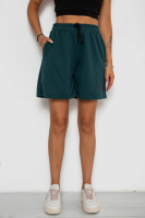 Шорти жіночі з принтом, колір темно-зелений, 238R132