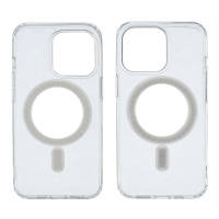Чехол силиконовый Сlear Case MagSafe для Apple iPhone 15 Pro прозрачный