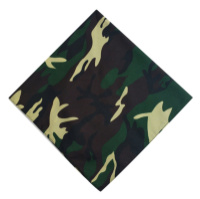 Бандана с узором Классик 10394 55х55 см хаки