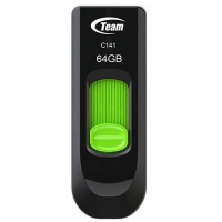 USB флеш накопитель Team 64GB C141 Green USB 2.0 (TC14164GG01)