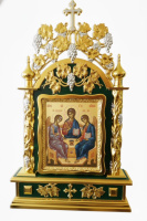 Виносна ікона або феритрон № 337 (двохстороння), колір зелений