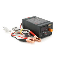 ЗУ для авто/мото аккумуляторов MW-IZU12-25A(Ц) 12V с цифровым амперметром и регулятором тока до 25А, 150-250V, (MF,AGM,GEL,CA/CA,LiFePO4)