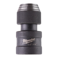 Перехідник ударний ShW MILWAUKEE, з квадрата 1/2'' на 1/4'' Hex