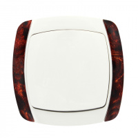 Выключатель Elit одинарный дерево