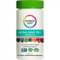 Мультивитамины Для Взрослых, Active Adult 50+, Rainbow Light, 50 таблеток