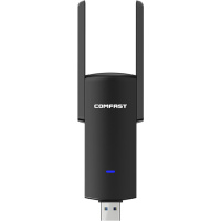WiFi-USB адаптер COMFAST WiFi, 1300 Мбит/с, 2,4 ГГц, 5 ГГц