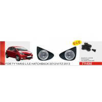 Фари дод. модель Toyota Yaris 2011-14/TY-496/H11-12V55W/ел.проводка (TY-496)