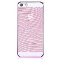 Чехол Vouni для iPhone 5/5S/5SE Glimmer Zebra Pink