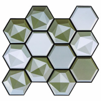 Декоративная ПВХ плитка на самоклейке 280х300х5мм Соты, цена за 1 шт. (СПП-502) SW-00000666