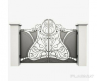 Кованные ворота Арт-Нуво