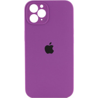 Чохол Silicone Case Square Full Camera Protective (AA) Apple iPhone 11 Pro (5.8«), Фіолетовий / Grape - купити в SmartEra.ua