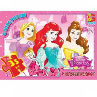 Детский пазл «Принцессы дисней» PD90 плакат 35 элементов
