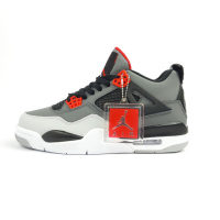 Air Jordan 4 Retro PSG Paris Saint Germain Сірі з червоним