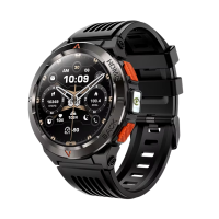 Смарт часы Lemfo TrailBlaze KE5, IP68, батарея 530 мАч, фонарь, компас, барометр.