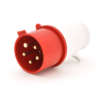 Вилка кабельная SF-025, 5 контактов, 3Р+N+E, 32А, 380V, IP44