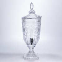 Лимонадниця з краном скляна 3 л диспенсер для напоїв лимонадник із краном HP-19-290