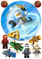 Вафельные картинки на тему: Ниндзяго