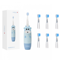 Дитяча зубна щітка Medica+ KidsBrush 2.0 Blue + Насадки (6 шт)