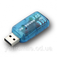 Звуковой адаптер USB 3D Sound 5.1