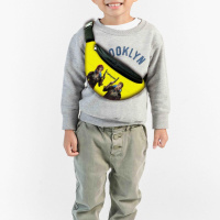 Сумка-бананка  «Cyberpunk 2077» з принтом, 32х15см, дитяча, молодіжна (00046)