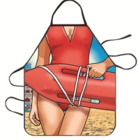 Фартук с приколом Леди спасатель 5575 71х54,5х0,2 см