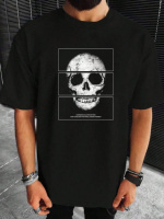 Футболка чорна з ДТФ (стандарт) | 63-013