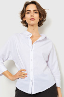 Блуза класична, колір білий, 230R100-1