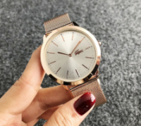 Женские наручные часы стиль Лакоста Розовое золото