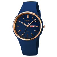 Жіночий годинник Skmei 1747DKBU Dark Blue з мінеральним склом та відображенням дати