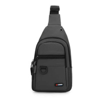 Стильна чоловіча текстильна сумка-слінг 701-T-1068G