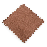 Підлога-пазл плюшевий 60х60х1см Коричневий (D) SW-00002083