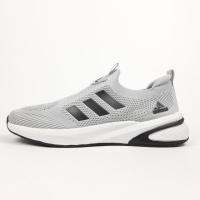 Adidas Slip-on Lite Flow тапкі мокасіни сліпони світло сірі