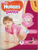 Подгузники-трусики Huggies Pants для девочек 4 (9-14 кг)