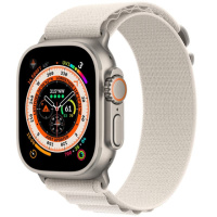 Ремінець Alpine Loop для Apple watch 42mm/44mm/45mm/49mm (m/l), Сірий / Starlight - купити в SmartEra.ua