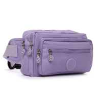 PODIUM Сумка Женская Текстиль на пояс полиамид Jielshi ZT-019 l.purple