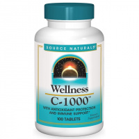 Витамин С-1000, Wellness, Source Naturals, 100 таблеток