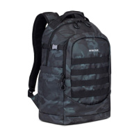 Рюкзак городской Rivacase 7631 navy camo 32х22х48 см темно-синий камуфляж
