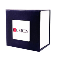 Подарункова коробочка Curren Black-White для наручних годинників чорно-біла